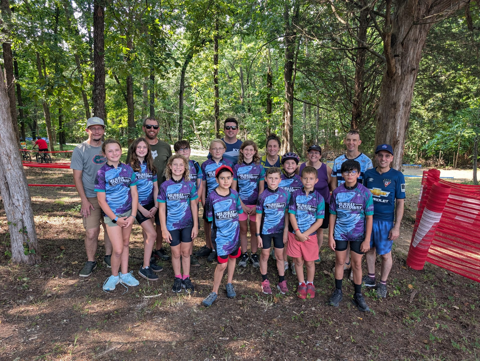 Murray-Calloway Cycling team photo
